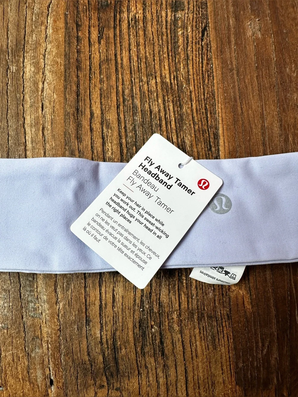lululemon athletica Light Lavender Fly-Away Headband